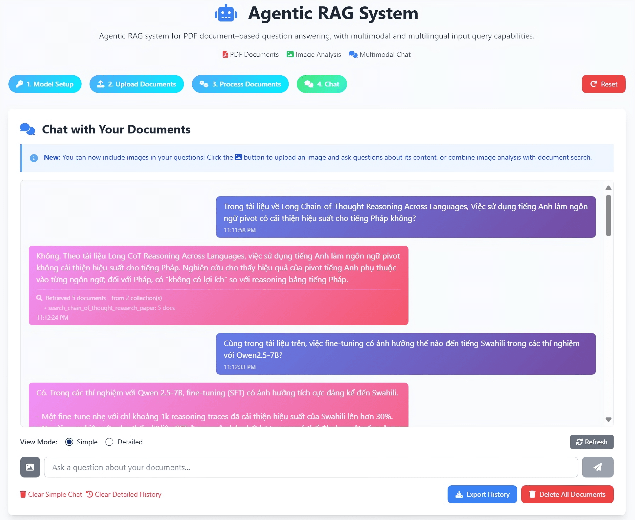 Multimodal Agentic RAG System